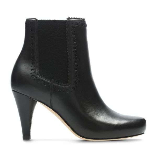 Clarks Womens Dalia Bella Ankle Boots Black | USA-3892107